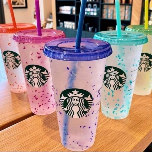 Starbucks Other - Starbucks Confetti Color changing Cups